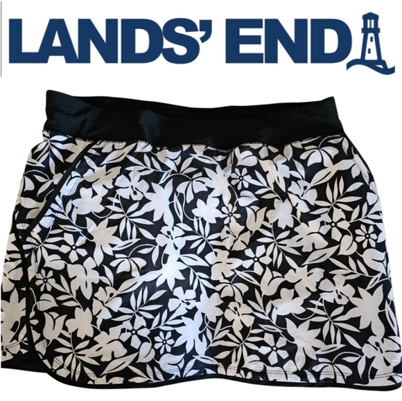 Lands End Swim Skirt Skort Size 16 - Picture 1 of 9